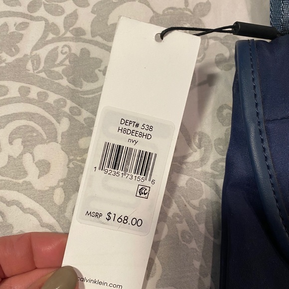 Calvin Klein Navy Crossbody bag - Picture 2 of 6